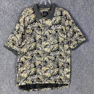 Izod Polo Shirt Men's Large Hawaiian 100% Cotton Double Mercerized Adults L